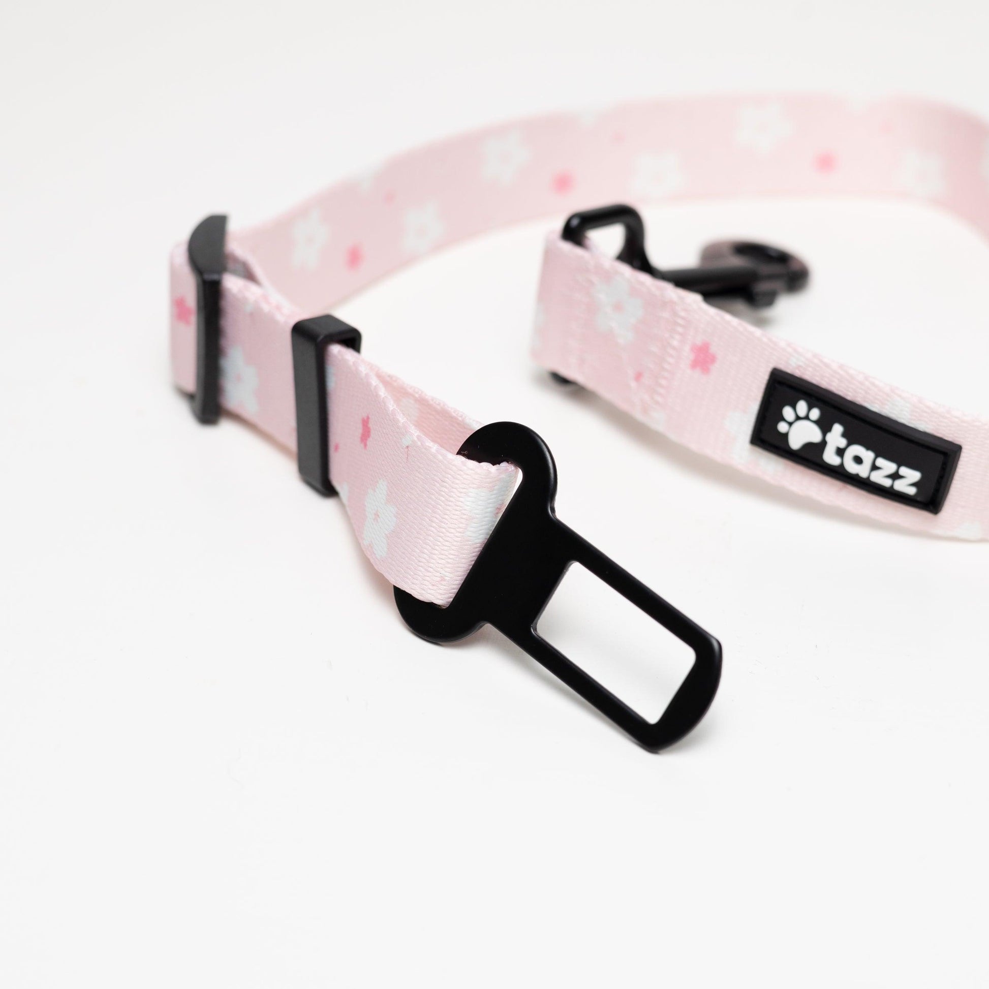 Bilbälte - Pink Flower - Tazz